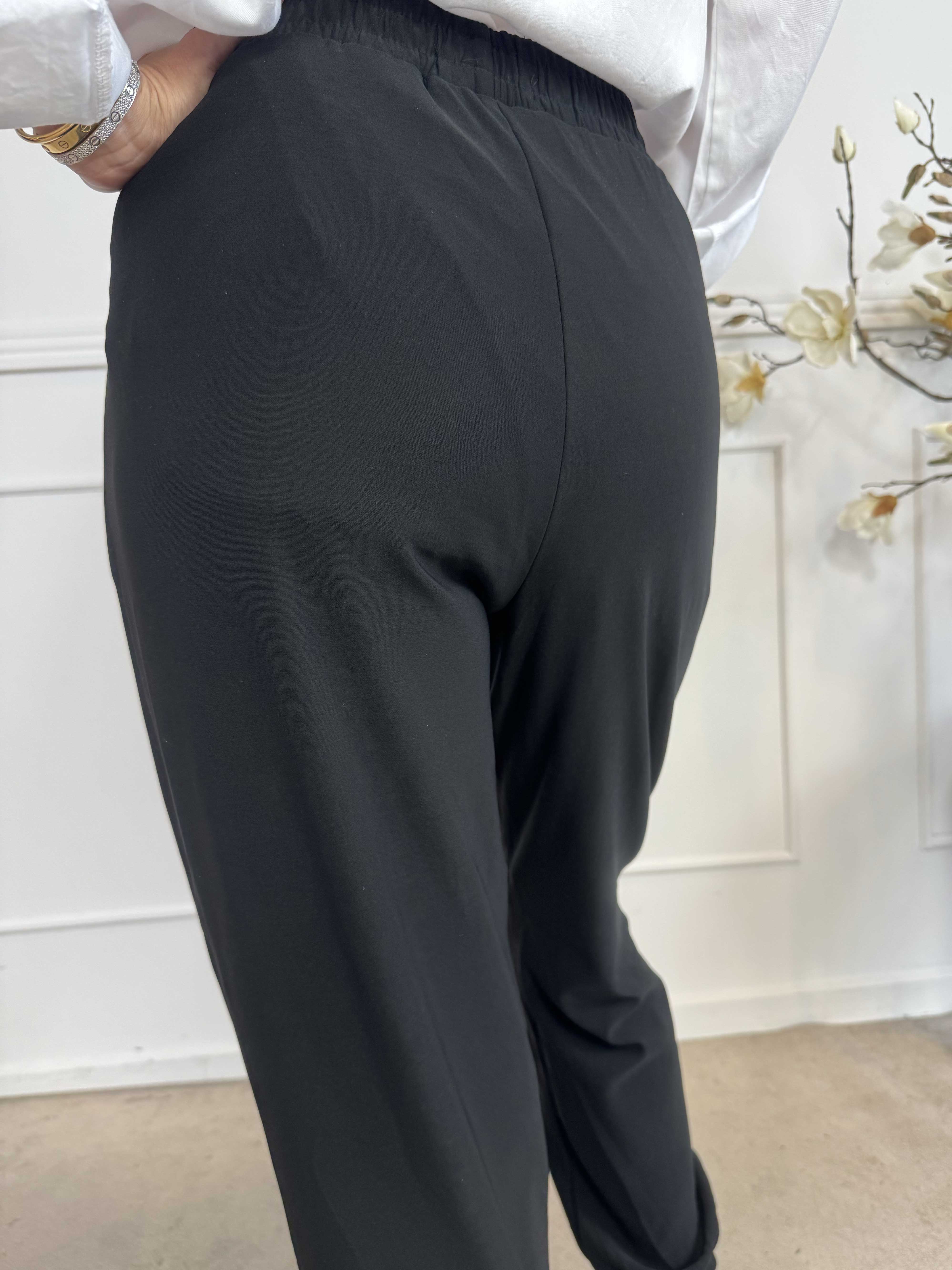 Andjela - Joggingbukser med elastikkant